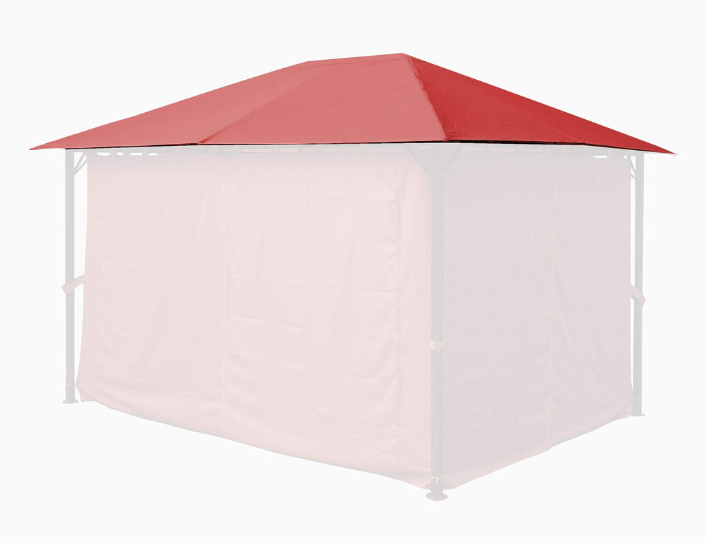 Quick Star Gazebo Replacement Roof 3x4m – Waterproof Orange-Red Canopy