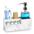Luxspire Resin Electric Toothbrush Holder | Bathroom Organizer - Gravel White