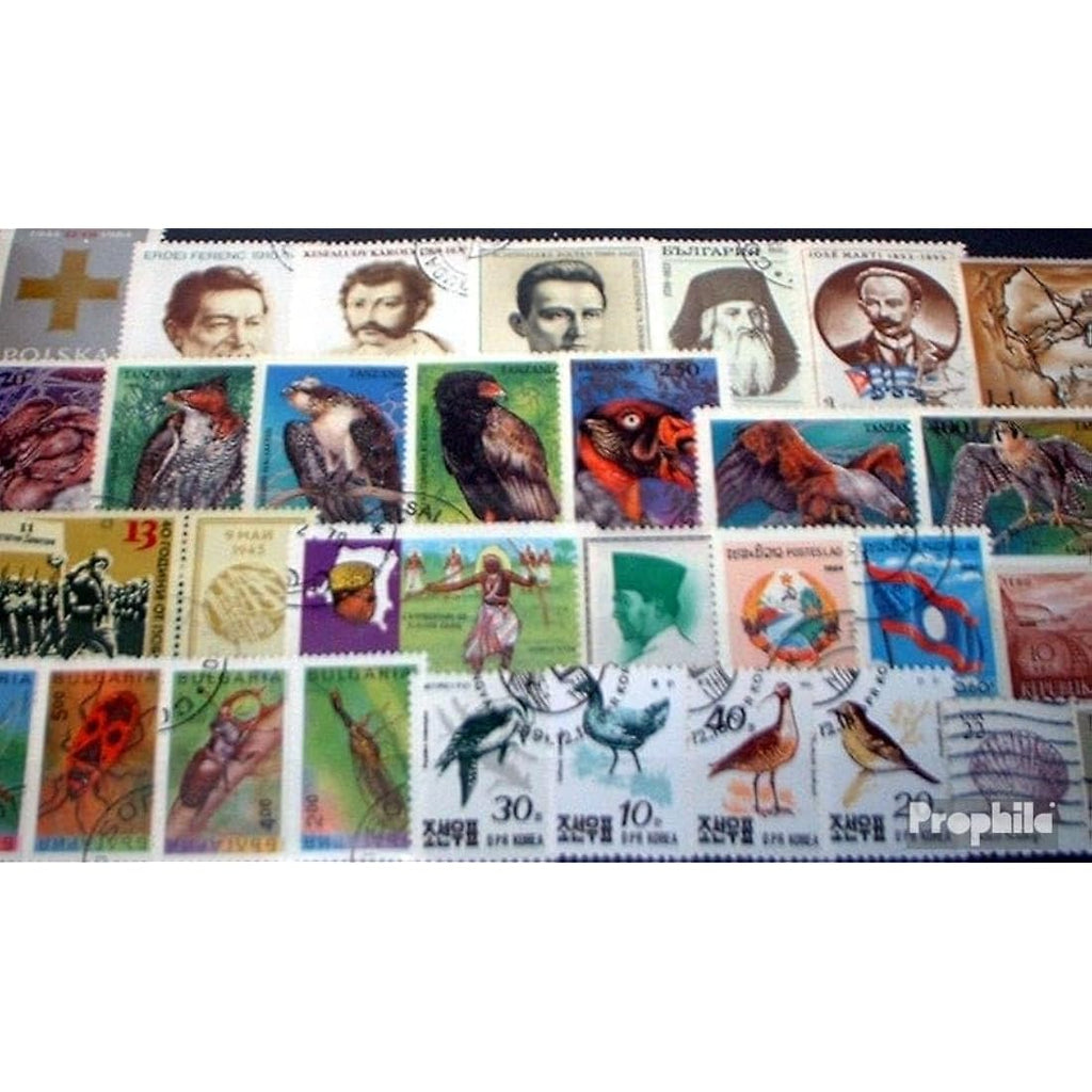 World Stamp Collection – 1000 Different Vintage Stamps by Jolof Store