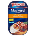 Princes Mackerel Fillets in Spicy Tomato Sauce - 125g (Pack of 6)