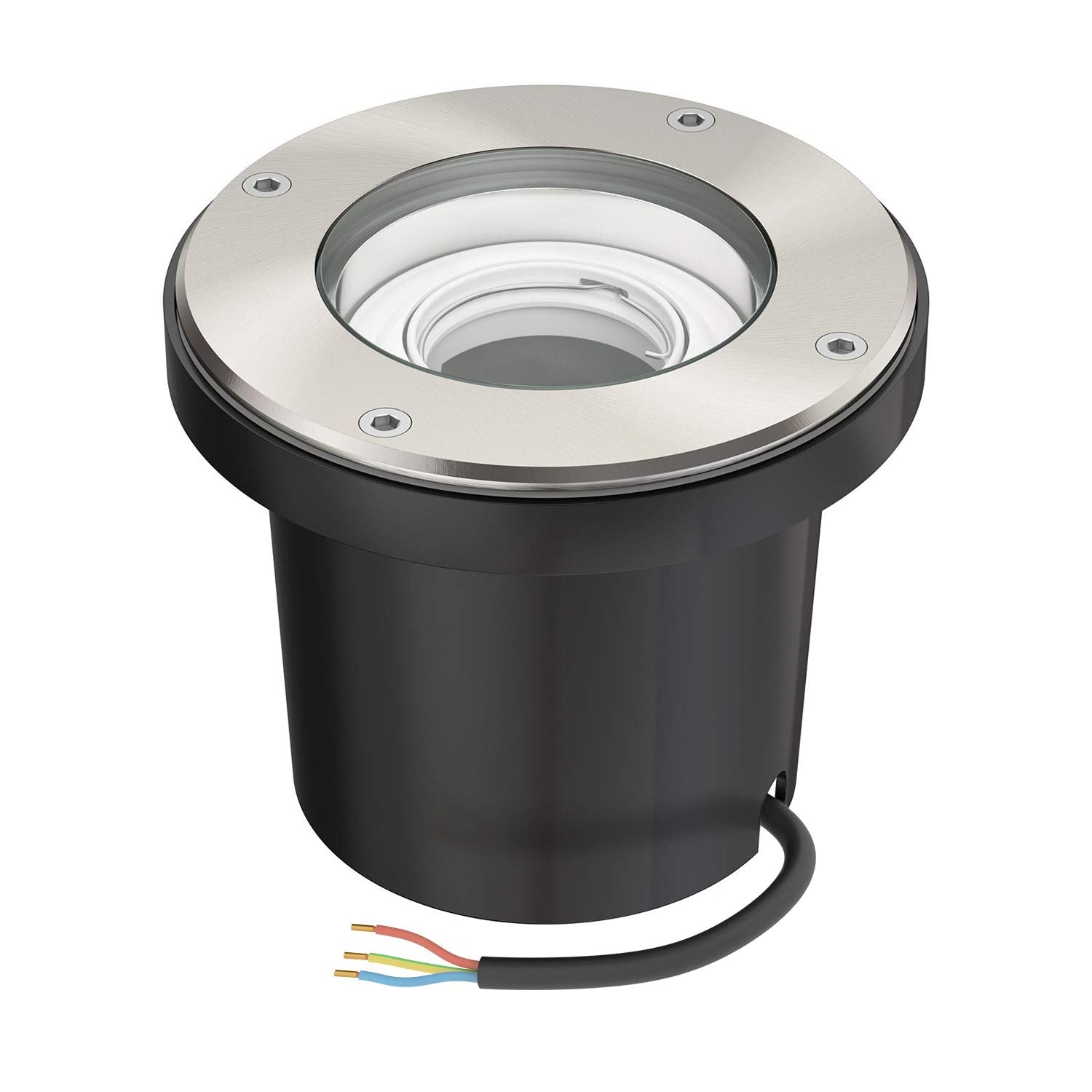 ledscom.de BOFU IP67 Swivel Recessed Floor Light – Stainless Steel Round