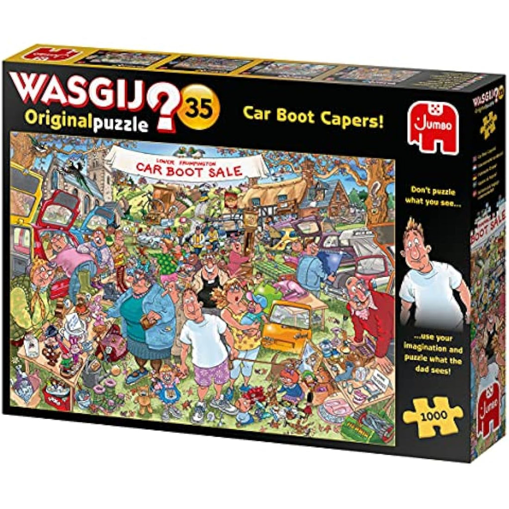 Wasgij Original 35 Car Boot Capers 1000 Piece Jigsaw Puzzle for Adults