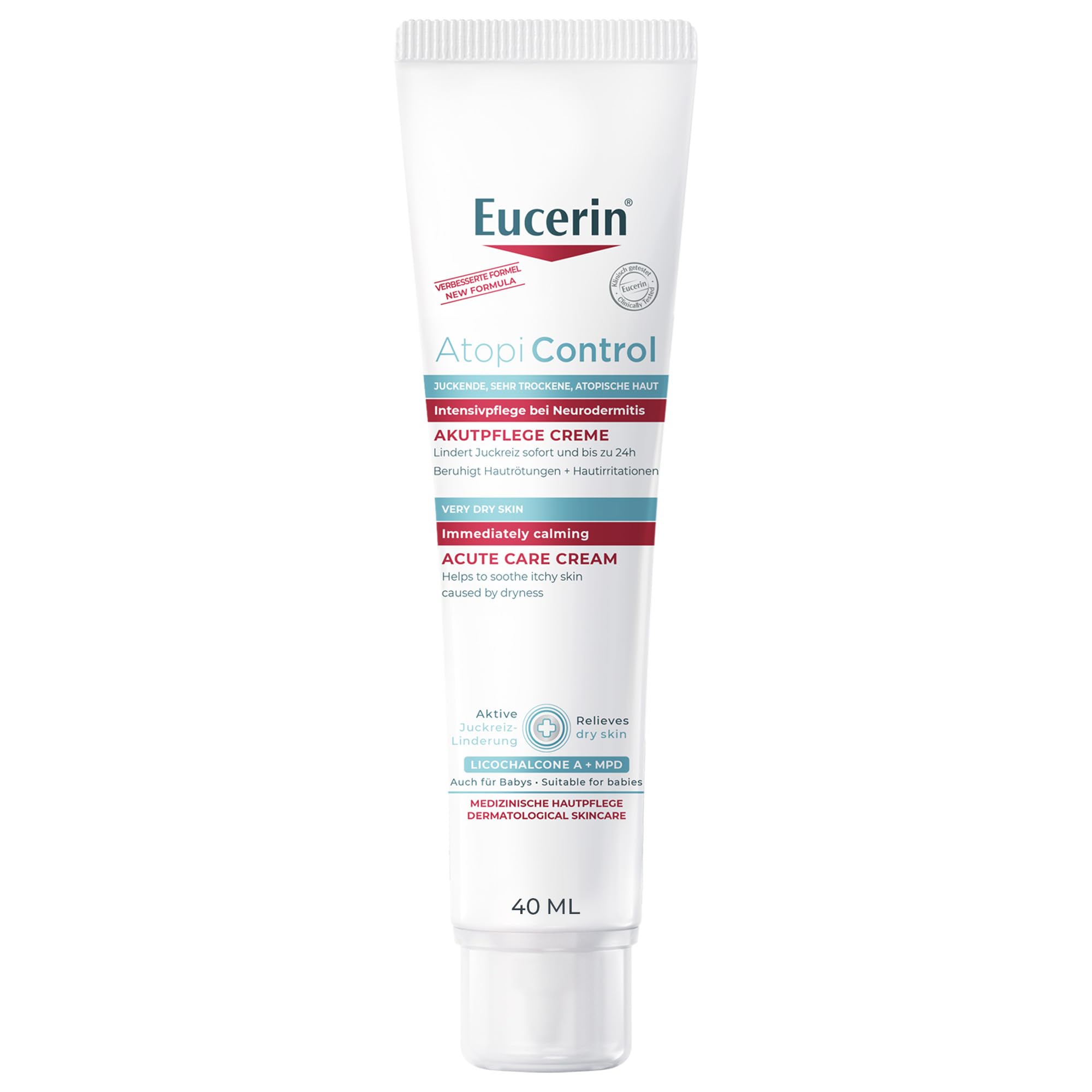 Eucerin AtopiControl Intensive Calming Cream for Dry Skin - 40ml