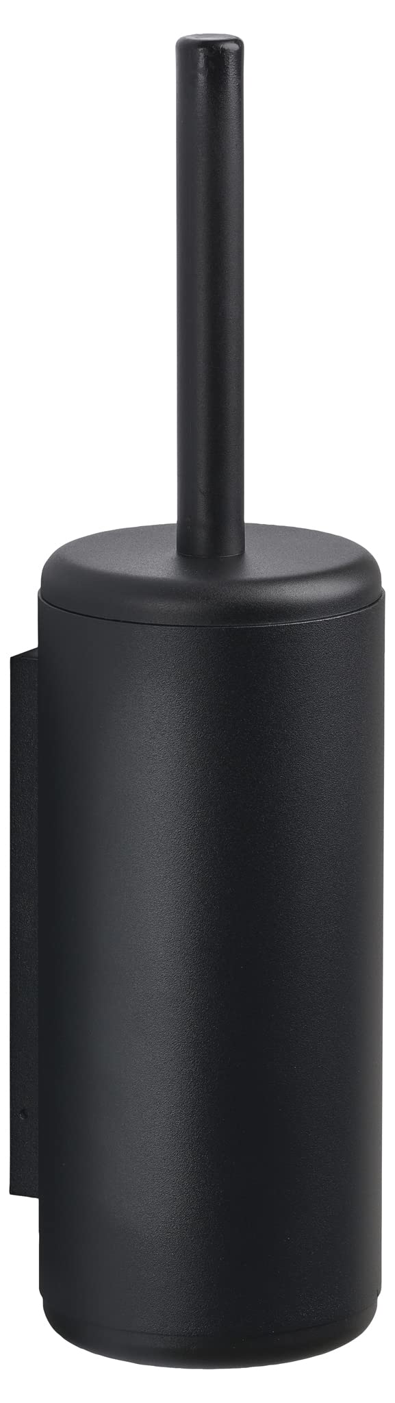 Zone Denmark Rim Wall Mounted Toilet Brush - Black Powder-Coated Aluminum