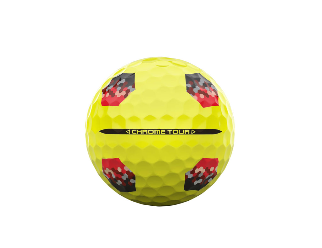 Callaway Chrome Tour Golf Balls – Yellow Urethane with TruTrack