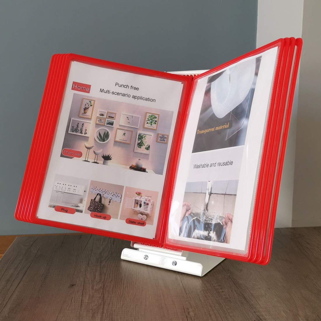 LEVIATAN | Table Display Board System | Table Lectern | Document Organiser | Consultation and Presentation Documents | Plastic Case for Papers - image 4
