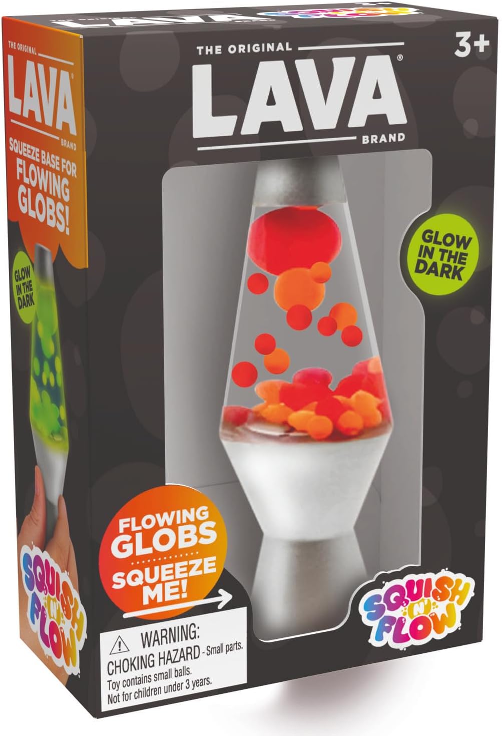 Schylling Lava Squish N Flow | Glow In The Dark Sensory Fidget Toy