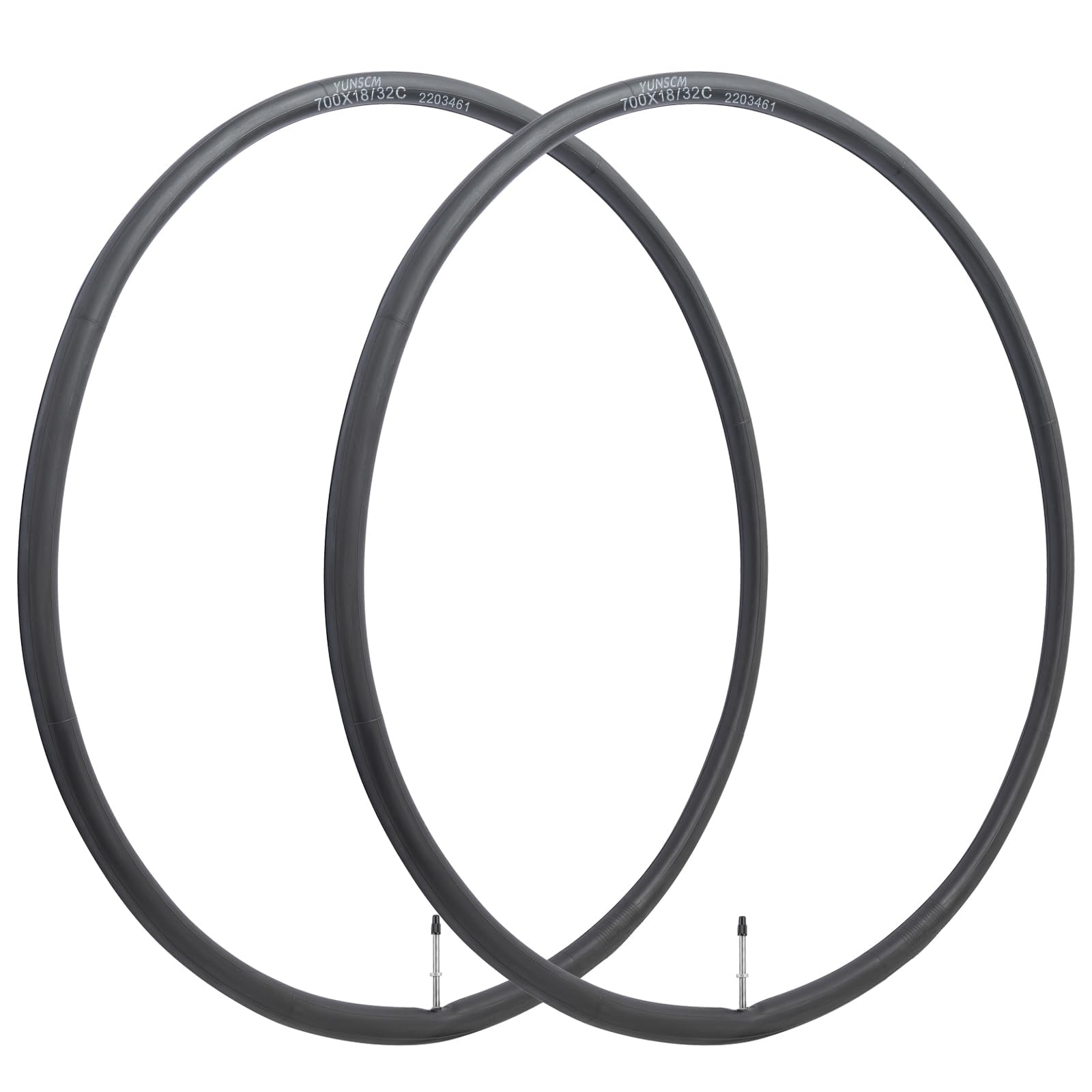 Jolof Store 700C Heavy Duty Bike Tubes | 60mm Presta Valve | 6-Pack