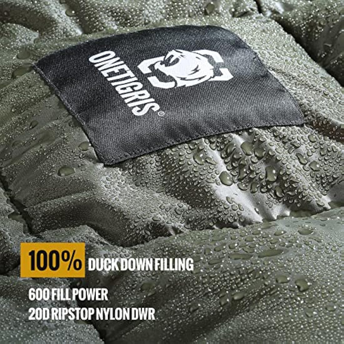 OneTigris Down Camping Blanket | Packable 600 Fill Power Puffy Quilt