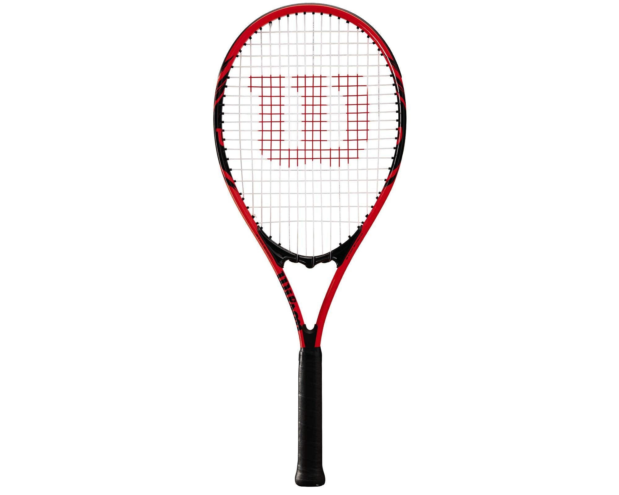 Wilson Federer Adult Tennis Racket – Red/Black Aluminium Frame, L2