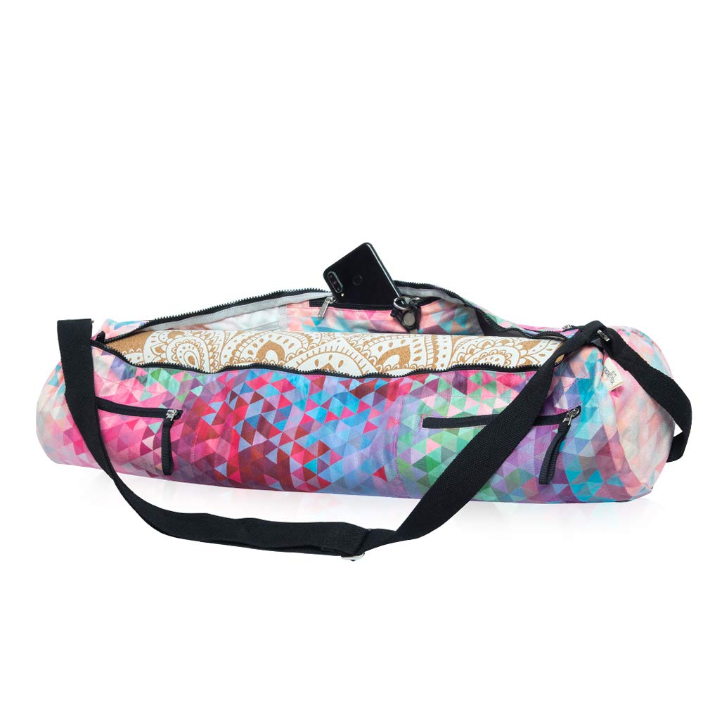Yoga Design Lab Yoga Mat Bag | Recycled Microfiber Multi-Pocket Travel Bag