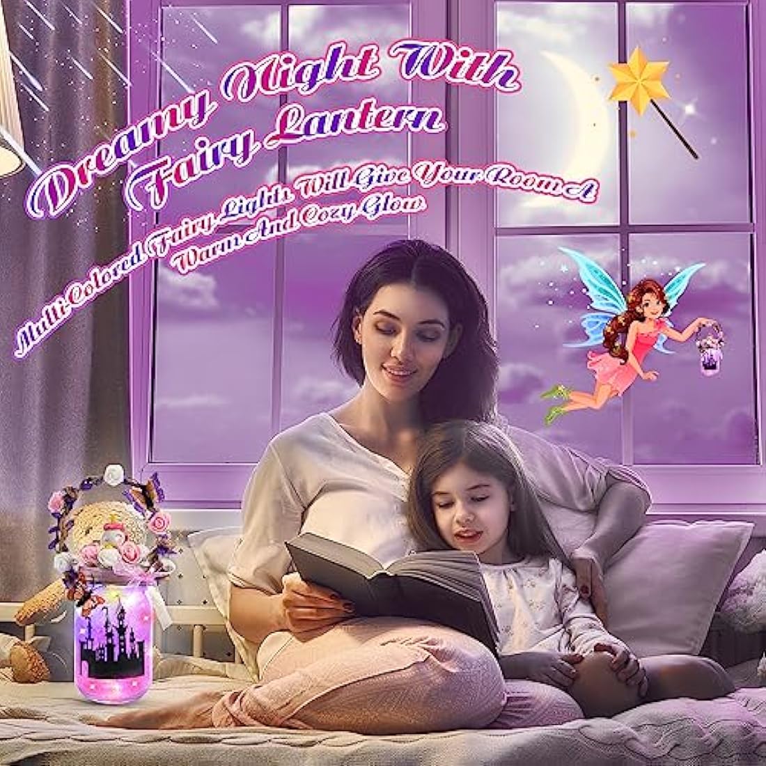 Qukir Fairy Lantern Craft Kit – DIY Unicorn Night Light for Girls Age 6-12