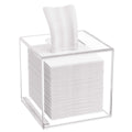HIIMIEI Clear Acrylic Tissue Box Cover – Square Magnetic Napkin Holder