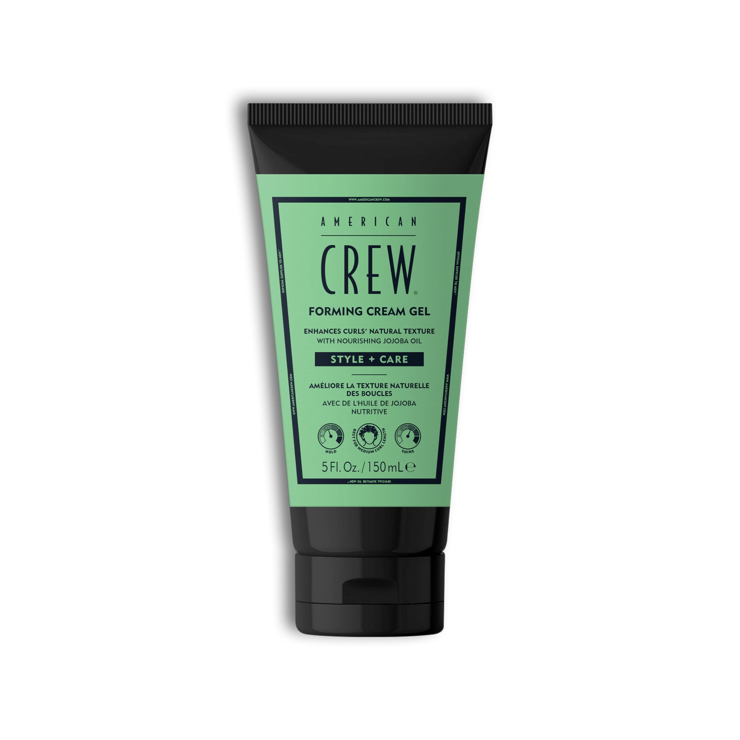 American Crew Forming Cream Gel – Medium Hold Curl Defining Styler for Men