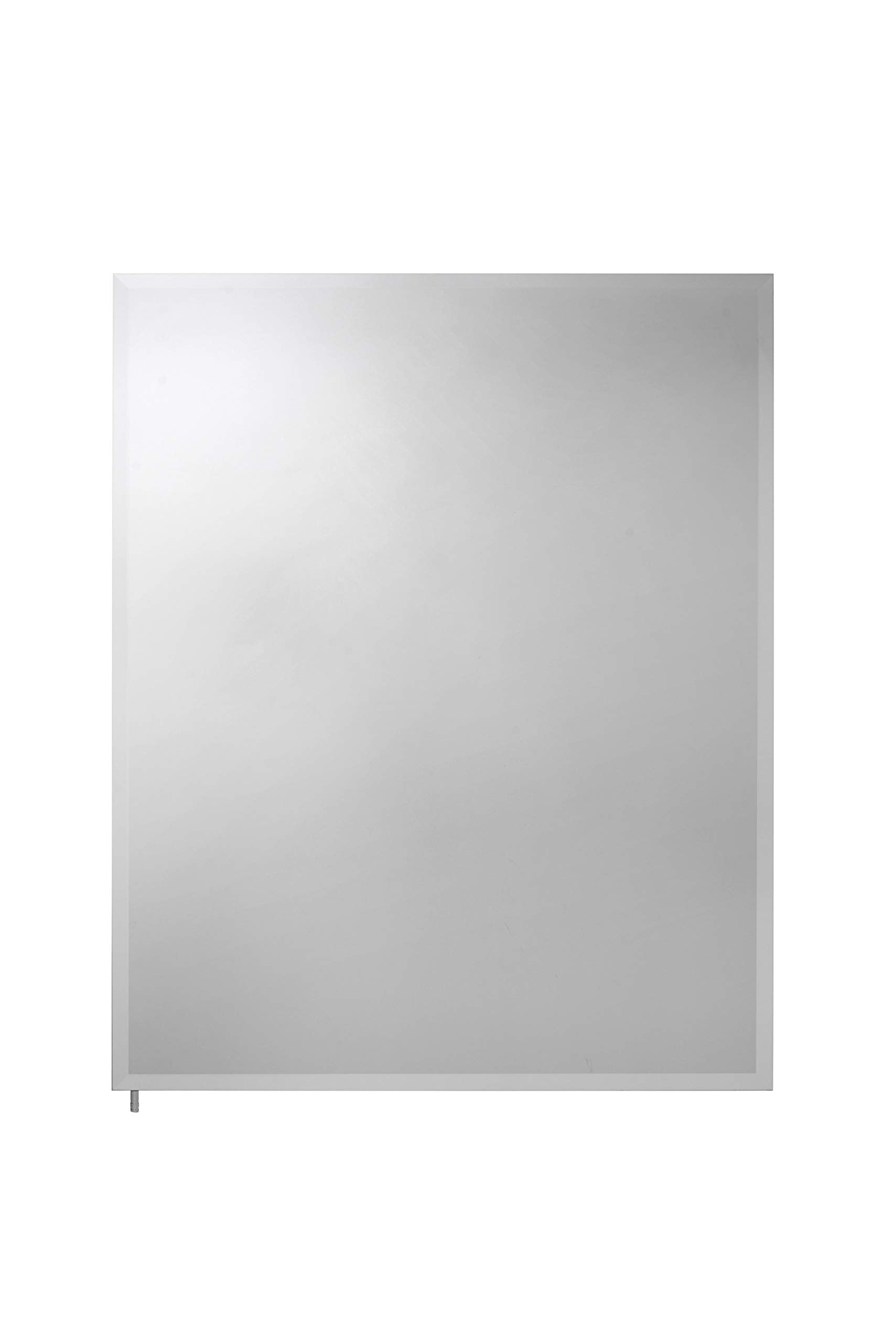 Croydex Haven Aluminium Bathroom Mirror Cabinet | 61x76cm Hang 'n' Lock