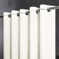 Furlinic Hookless Shower Curtain – Extra Wide Beige Waterproof Fabric
