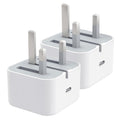 Jolof Store 20W USB C Fast Charger Plug - Folding UK Power Adapter 2-Pack