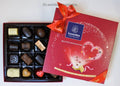 Leonidas Belgian Assorted Chocolate Valentine Square Gift Box, 16pc