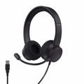 Trust Roha II On-Ear USB-C PC Headset with Noise Cancelling Mic - Black