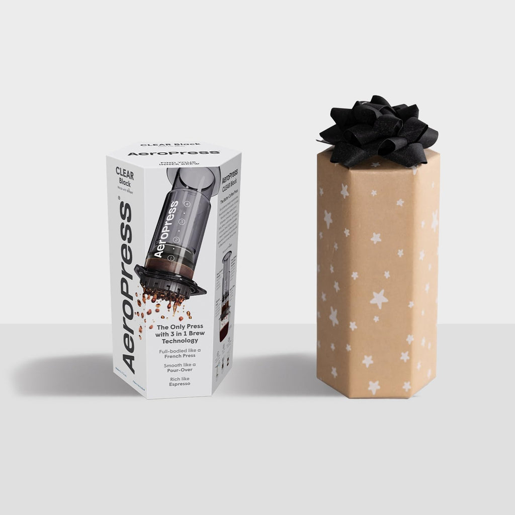 AeroPress Clear Coffee Press – Shatterproof Tritan 3-in-1 Brewer