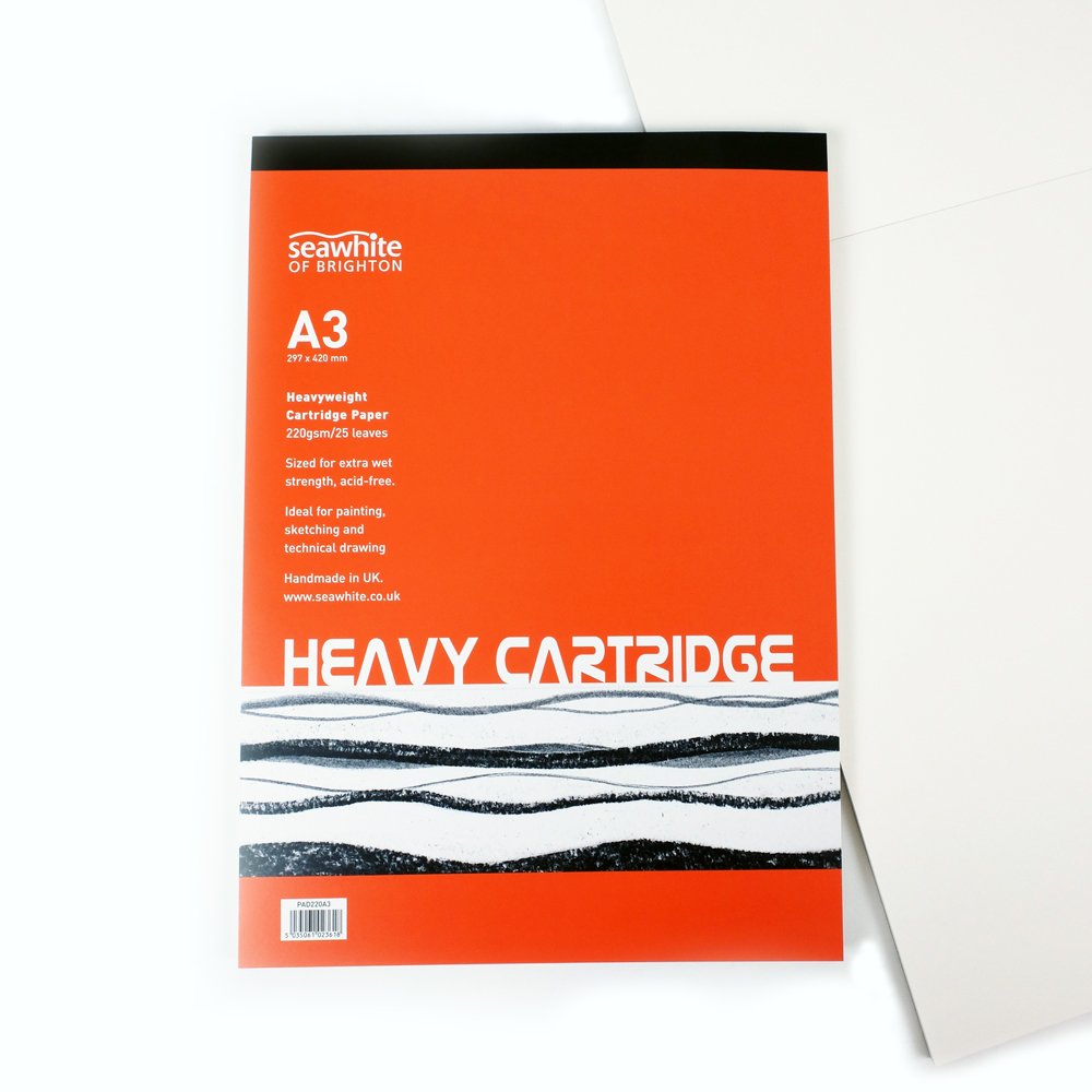 Jolof Store A3 Cartridge Paper Pad | 220 GSM Heavyweight Drawing Paper