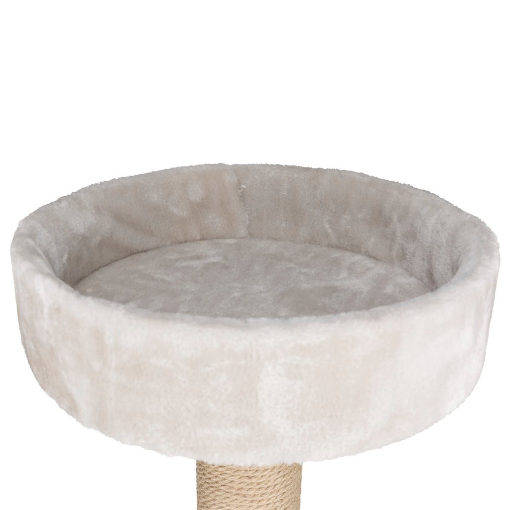 TRIXIE Ivan Cat Tree – 32.3in Multi-Level Sisal Scratching Post, Light Grey