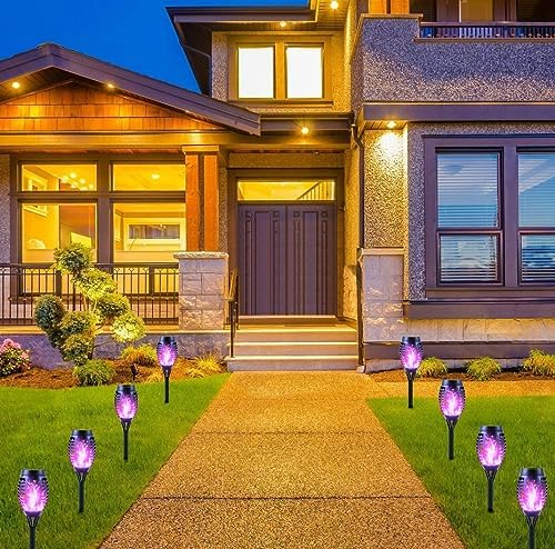 Solar Flame Lights – 12 Pack Waterproof Outdoor Garden Torches