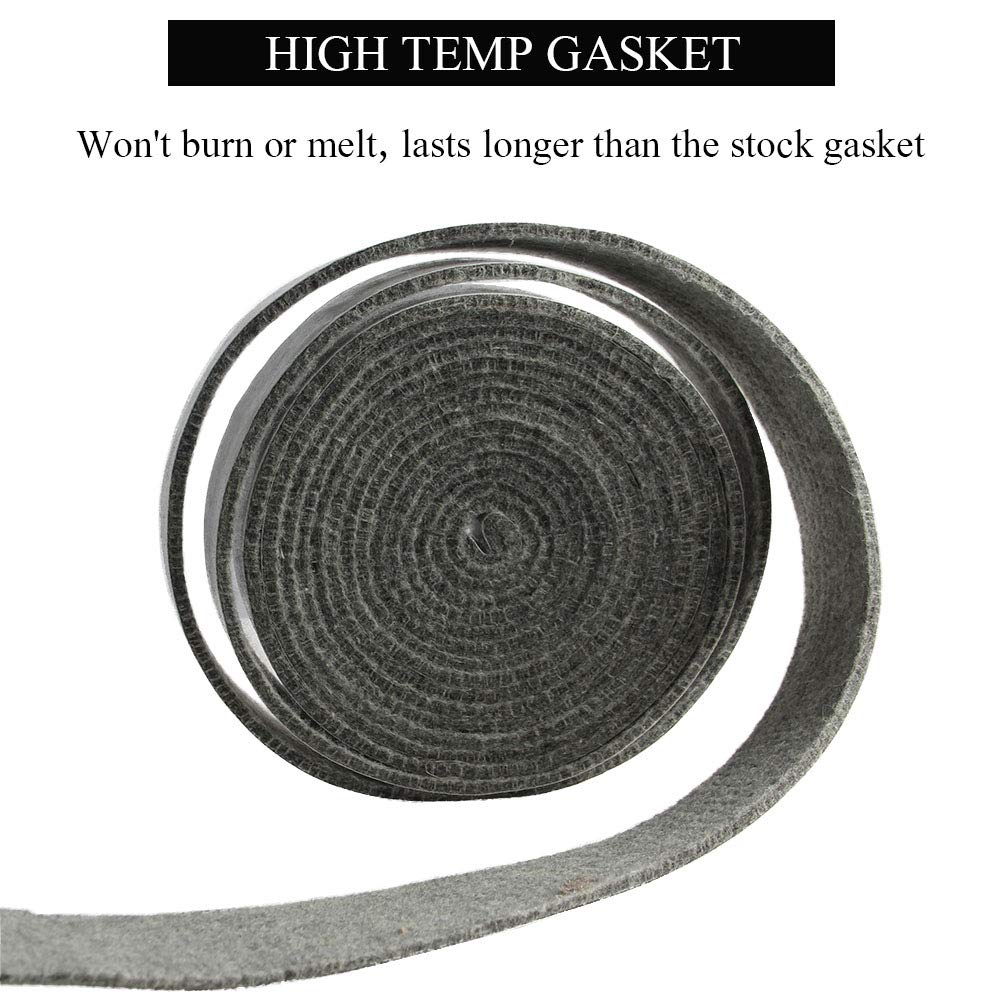 KAMaster High Temp Grill Gasket for Large/XL Big Green Egg - 14ft Felt Seal