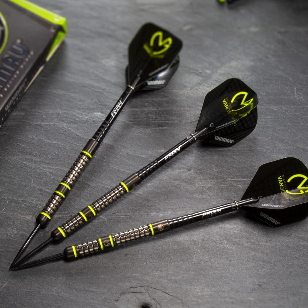 Winmau MvG Acclaim 90% Tungsten Steel Tip Darts Set - 25g Professional