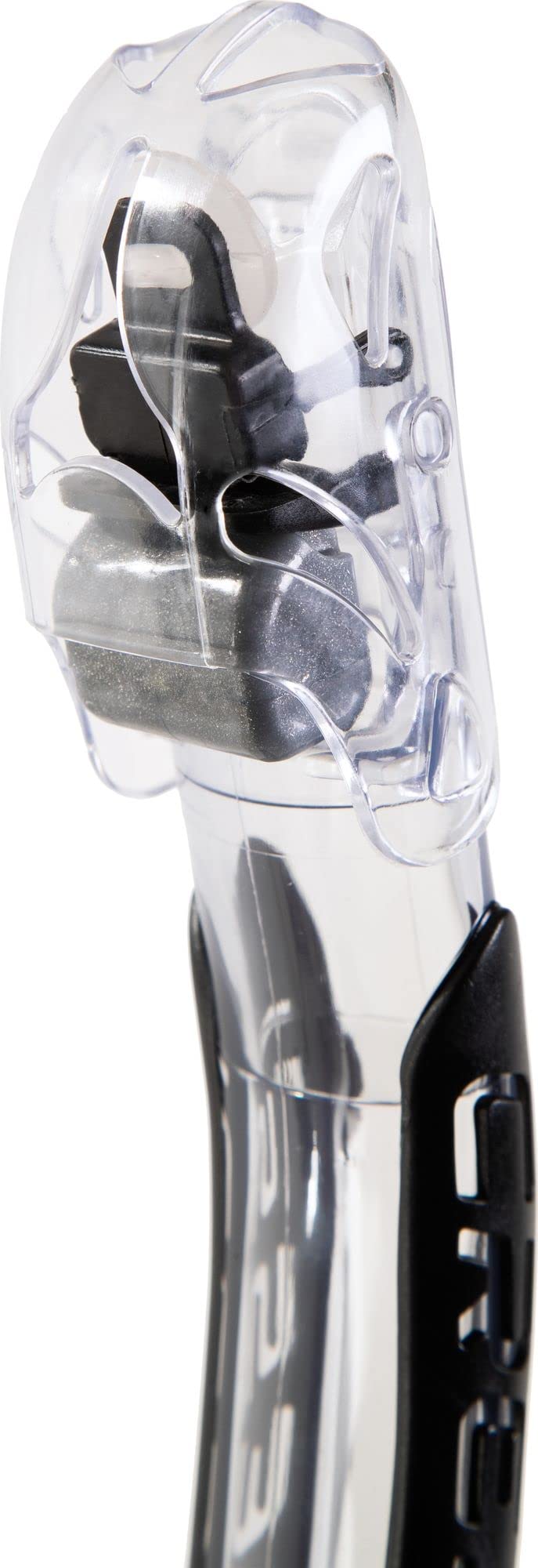 Cressi Itaca Ultra Dry Snorkel – Silicone Mouthpiece, Metal Blue