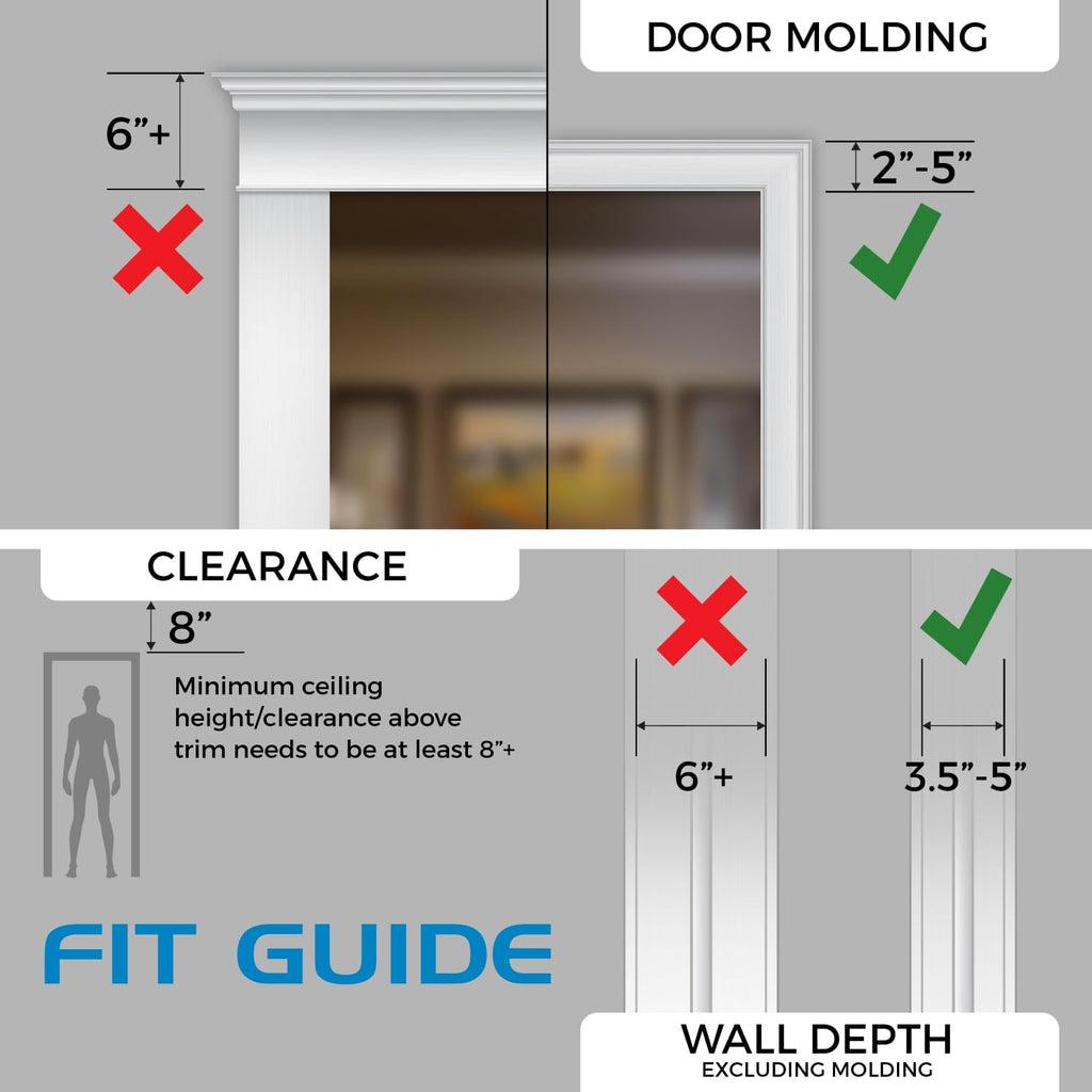 Ultimate Body Press XL Doorway Pull Up Bar | Elevated Steel Frame