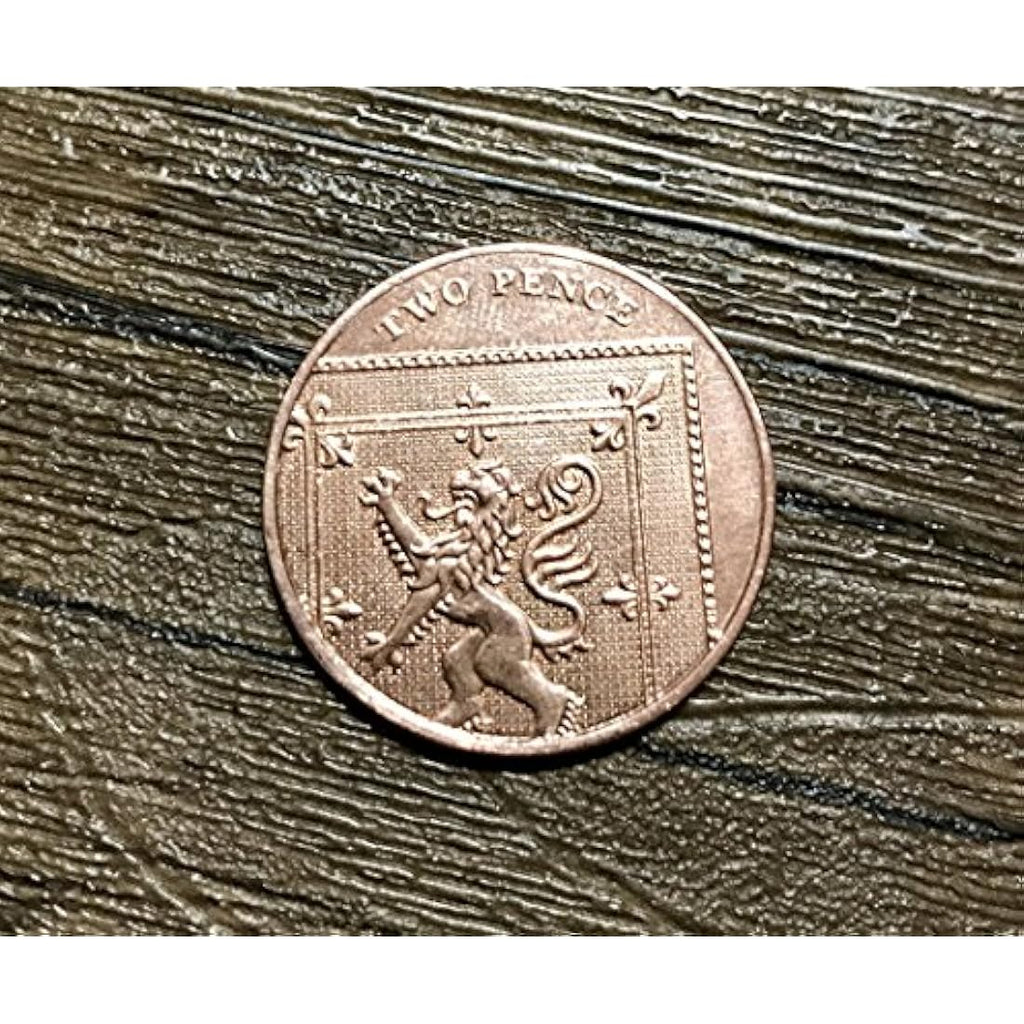Coin Unique Magic Trick by Jolof Store – Vanishing 10p and 2p Set
