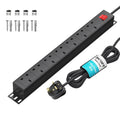 Jolof Store 7-Way Surge Protected Power Strip – 13A Rack Mount PDU, 3m