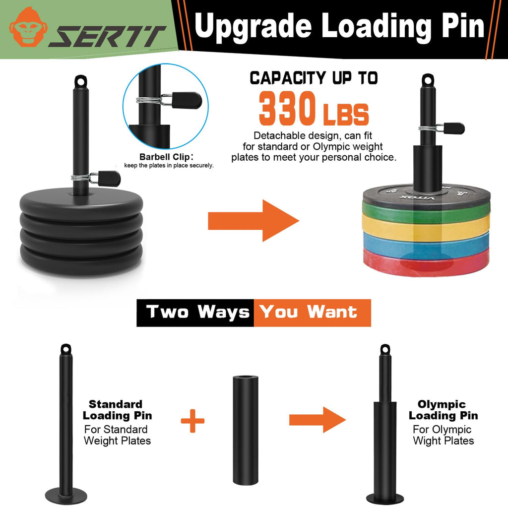 SERTT Home Gym Pulley System – DIY Cable Machine for Lat and Tricep Workouts