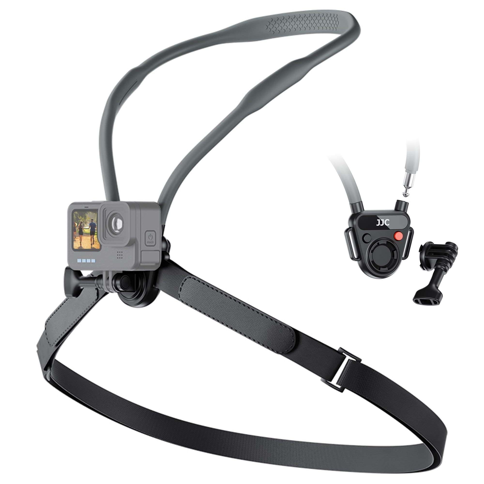 Jolof Store Magnetic Neck Mount & Quick Release Chest Strap for GoPro