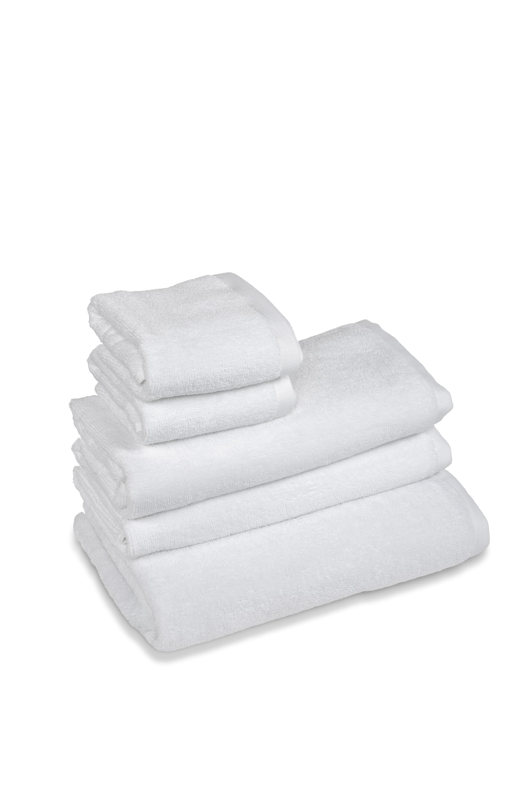 HH HERMET HOTELLERIE 100% Cotton Terry Towel Set - 5 Pack, 450 g/m²
