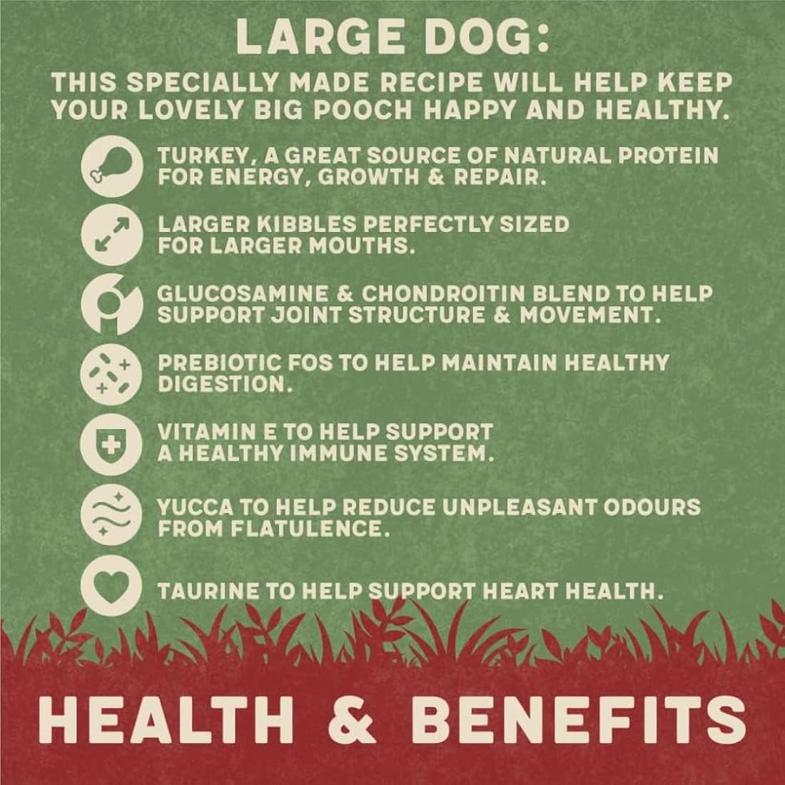Harringtons Large Breed Dry Dog Food – Turkey & Rice with Joint Support 14kg