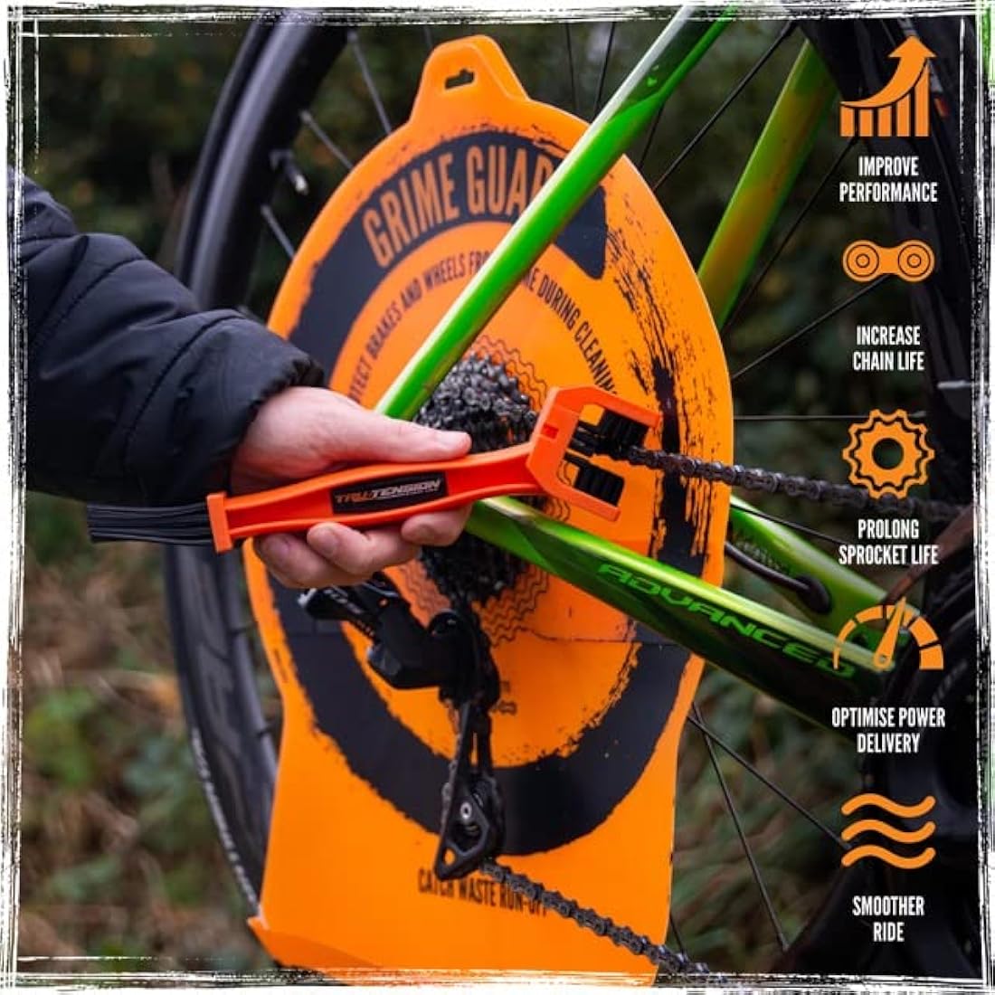 Tru-Tension Tyre Monkey - Fast Bicycle Tyre Lever Tool for All Bikes