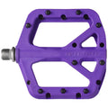 FIFTY-FIFTY MTB Pedals | Nylon Composite 9/16" Wide Flat Platform - Purple
