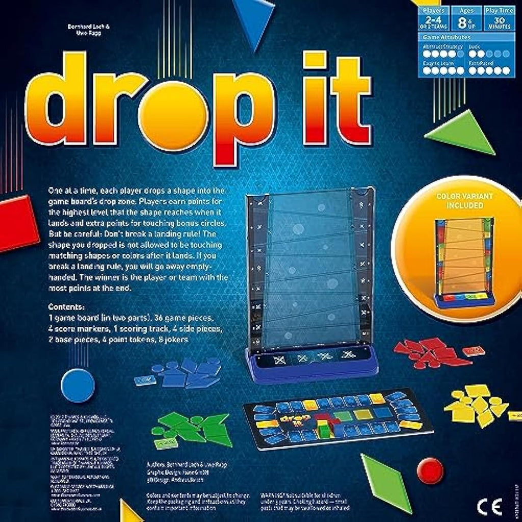Thames & Kosmos Drop It Strategy Board Game - Family Game Night