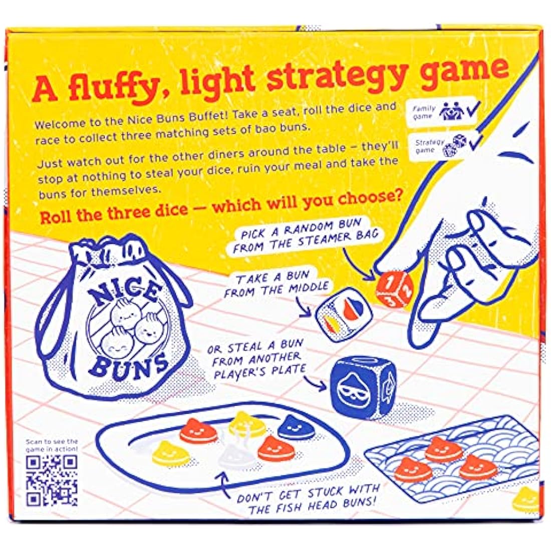 Big Potato Nice Buns | Light Strategy Board Game for Families & Adults