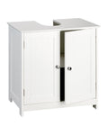 Jolof Store Rustic White Bathroom Vanity Unit – MDF Under-Sink Cabinet