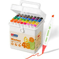 SKYGLORY 48 Colours Dual Tip Washable Water-Based Ink Marker Set
