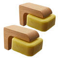 Jolof Store Magnetic Wood Soap Holder – 2 Pack Eco-Friendly Soap Saver