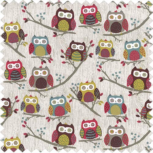 HobbyGift Large Sewing Box – Hoot Fabric Craft Storage Organizer