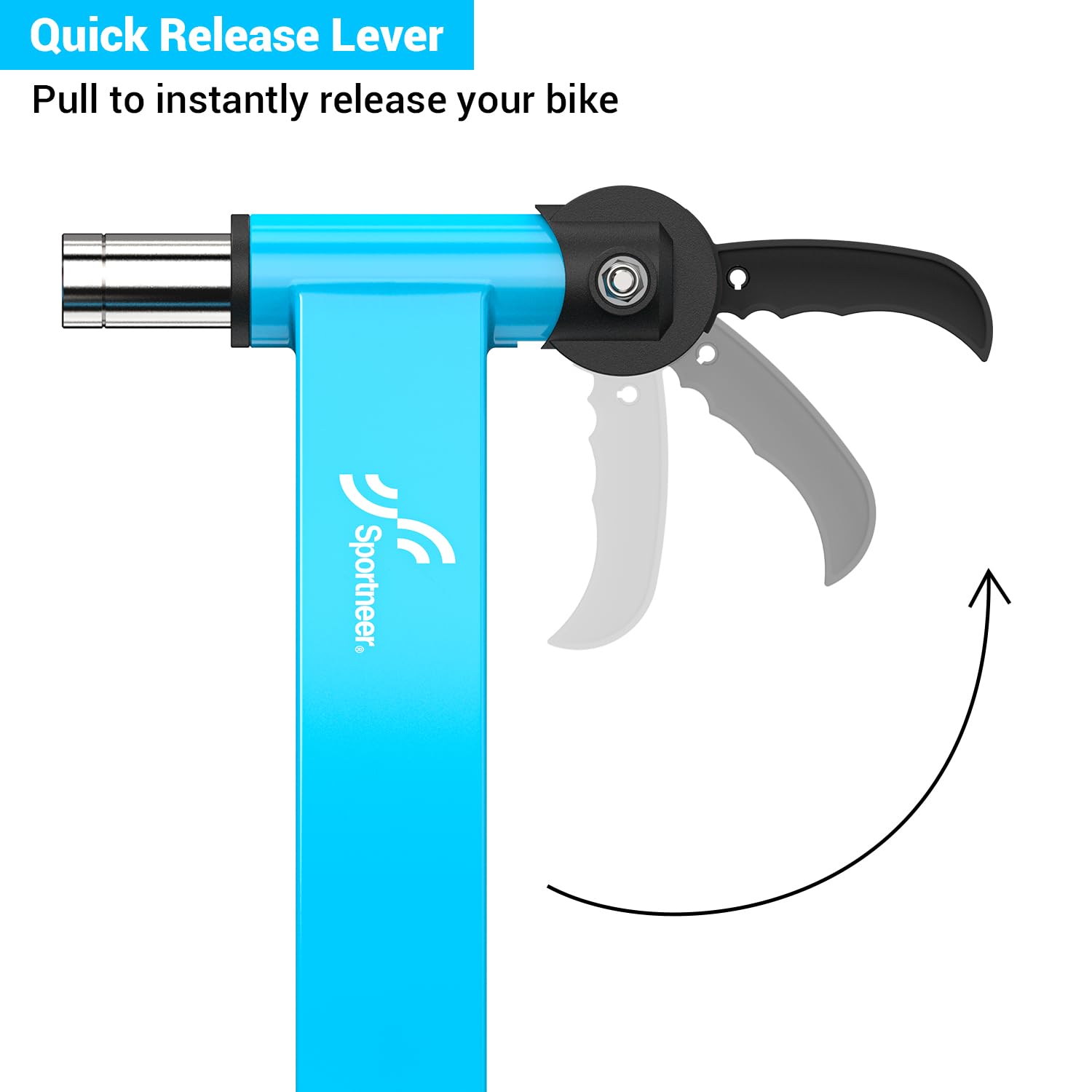 Sportneer Magnetic Bike Trainer - 6 Resistance Levels Indoor Cycling Stand