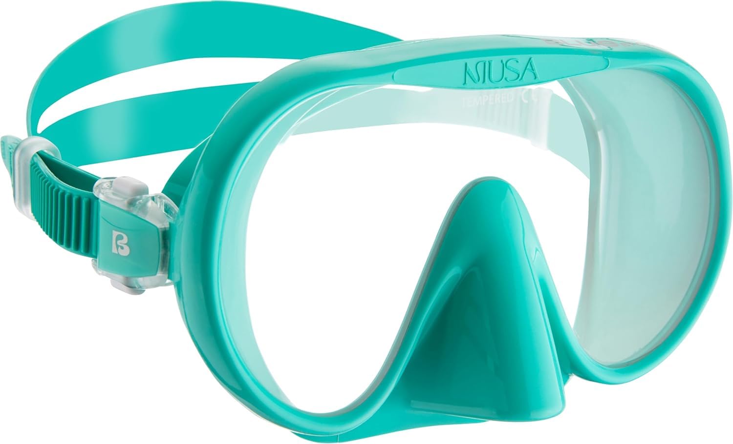 Cressi Musa & Scilla Snorkeling Set – Silicone Mask and Dry Snorkel, Aqua Green