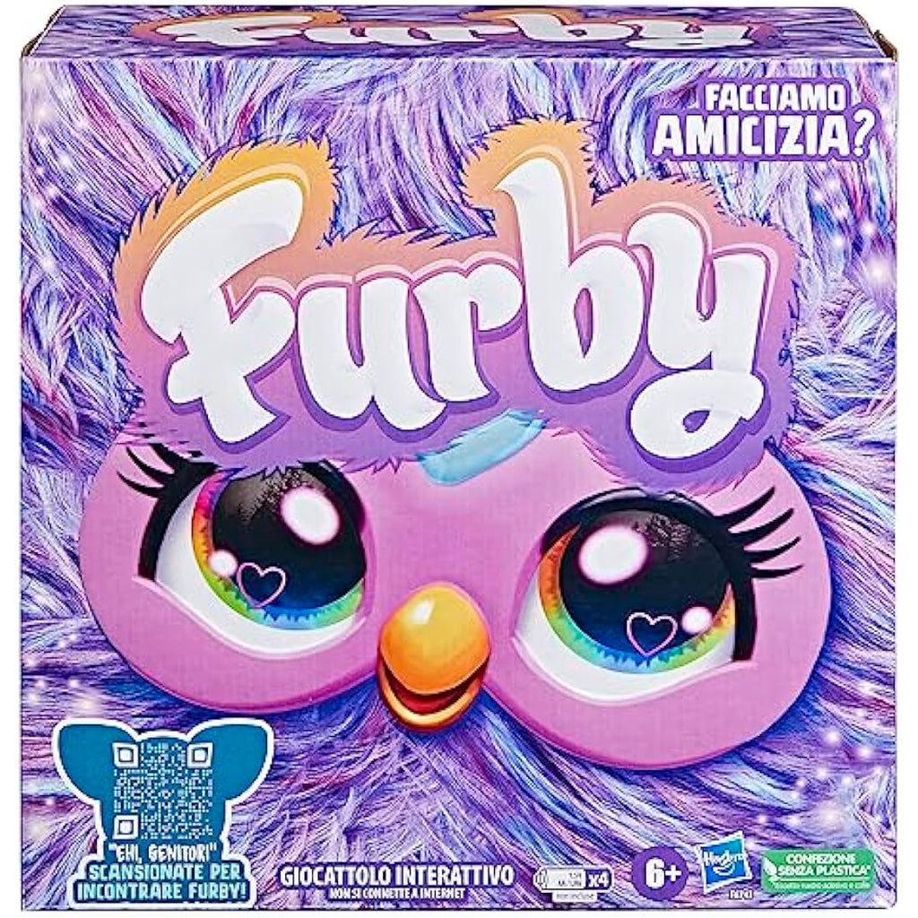 Furby Viola Giocattolo Peluche Interattivo - Robot Parlante per Bambini
