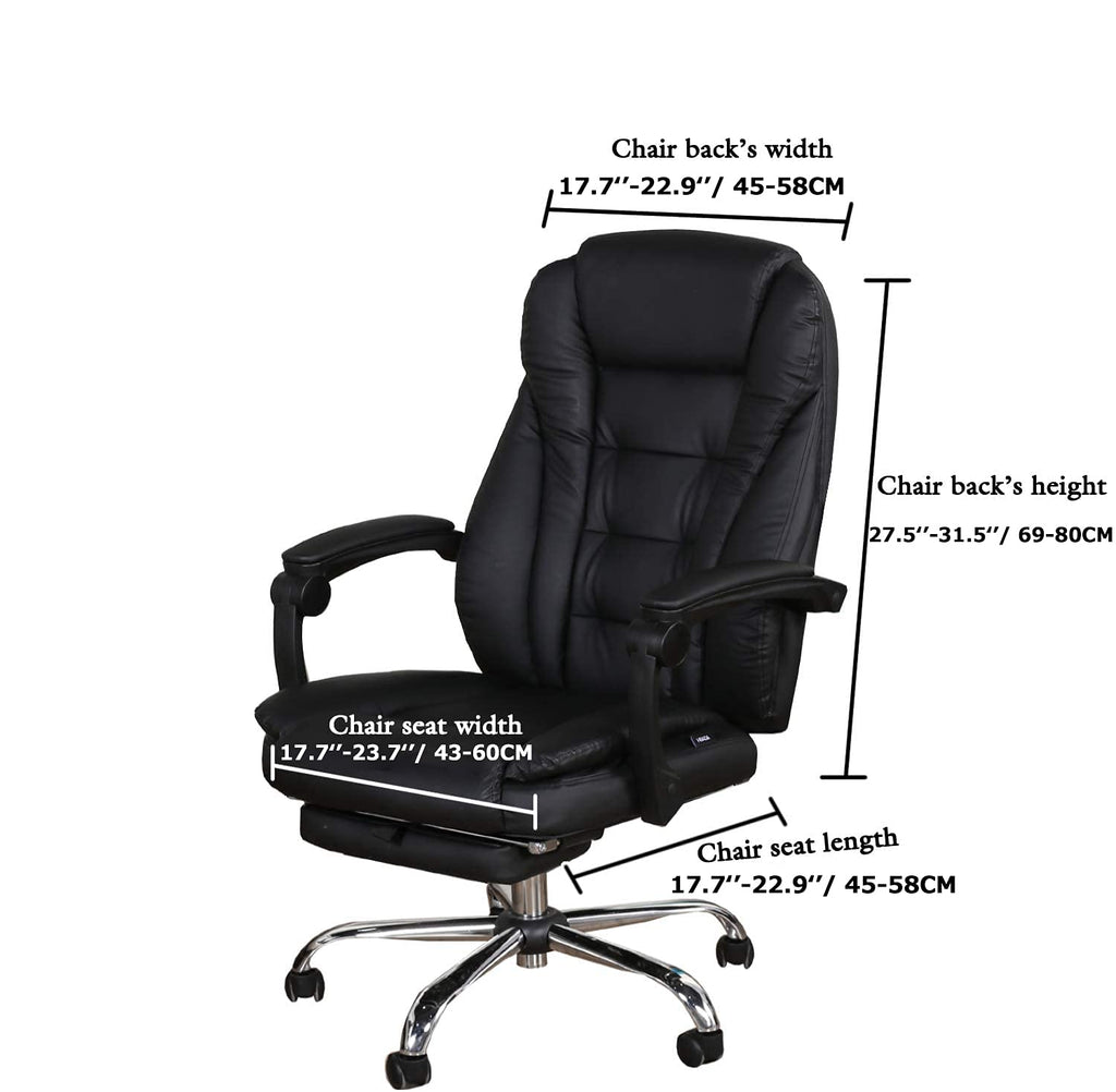 Bestenrose Velvet Office Chair Cover Stretch Computer Desk Armchair Covers