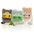 Handmade Soap Gift Set - Donkey Milk, Tea Tree & Nigella (3 Pack)